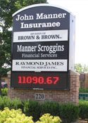 Grate signs electronic signs